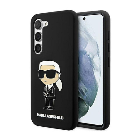Karl Lagerfeld Silicone NFT Ikonik - Samsung Galaxy S23+ Case (black)