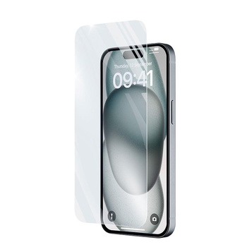 Cellularline Impact Glass - Verre de protection renforcé pour iPhone 15 Plus / iPhone 15 Pro Max