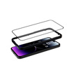 Crong Anti-Bacterial 3D Armour Glass - Verre trempé 9H pour iPhone 14 Pro Max + cadre d'installation