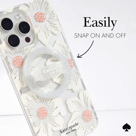 Kate Spade New York Magnetic Loop Grip - MagSafe Fingerhalter (The Sparkle Silver)