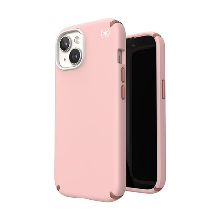 Speck Presidio2 Pro - pouzdro pro iPhone 15 (Dahlia Pink / Rose Copper / White)