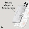 Kate Spade New York Morgan MagSafe Wallet - magnetická peněženka (stříbrná metalíza)