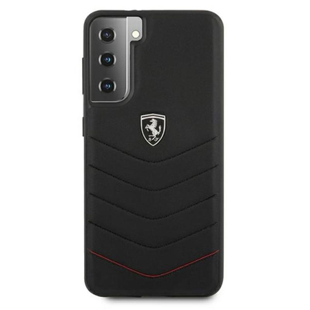 Ferrari Off Track Gesteppt - Samsung Galaxy S21 Tasche (schwarz)