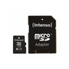 Intenso MicroSDHC - 4 GB Class 10 12/20 MB/s memory card with adapter