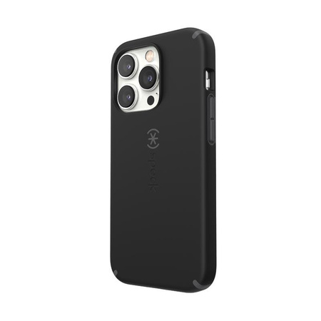 Speck CandyShell Pro - iPhone 14 Pro Case with MICROBAN Coating (Black / Slate Grey)
