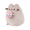PUSHEEN KATZENMASKOTTE MIT EISKERZE, Plüschkatze, kuschelig, 24 cm