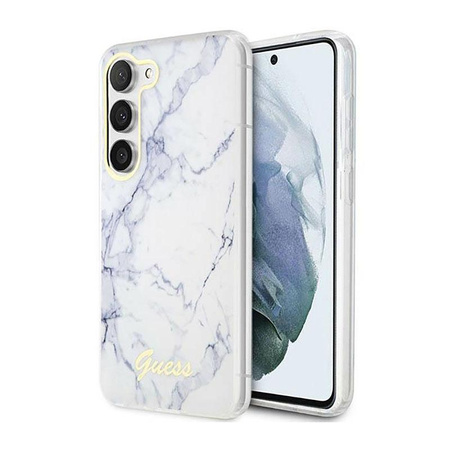 Guess Marble Collection - Samsung Galaxy S23+ Case (white)