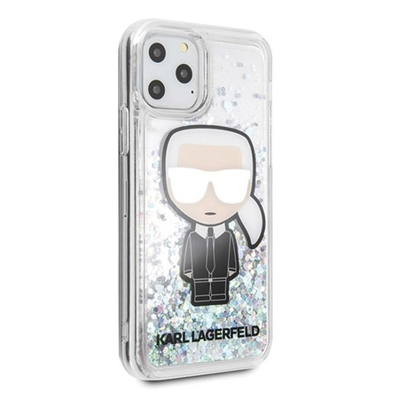 Karl Lagerfeld Glitter Iridescent Iconic - Etui iPhone 11 Pro Max