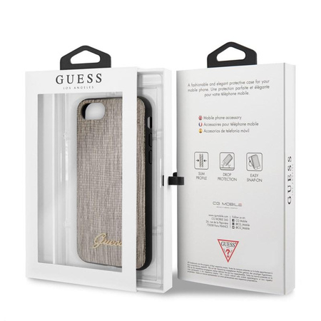 Guess Lizard Case - Coque iPhone SE 2020 / 8 / 7 (Or)