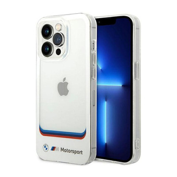 BMW Transparent Center - Coque pour iPhone 14 Pro Max (blanc)