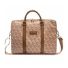 Brašna na počítač Guess GCube Stripes - 16" brašna na notebook (hnědá)