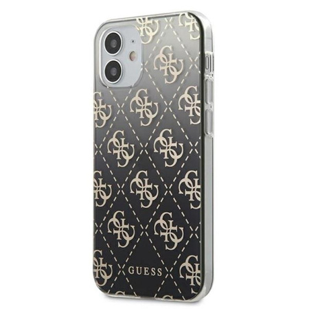 Guess 4G Gradient - Coque iPhone 12 Pro Max (noir)