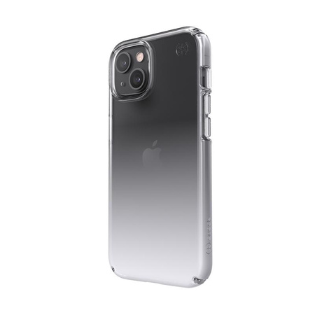 Speck Presidio Perfect-Clear + Ombre - Coque pour iPhone 13 avec revêtement MICROBAN (Clear/Atmosphere Fade)