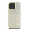 Karl Lagerfeld Metal Signature - Case for iPhone 16 Pro (gold)