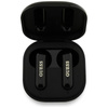 Guess 4G Metal Logo - TWS Bluetooth Earphones + Charging Case (Black)