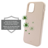PURO ICON Cover - Coque pour iPhone 12 Pro Max avec protection antimicrobienne (rose sable)
