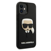 Karl Lagerfeld 3D Rubber Karl`s Head - iPhone 12 mini Case (black)