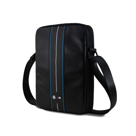 BMW Carbon Blue Stripes - 10" Tablet-Tasche (schwarz)