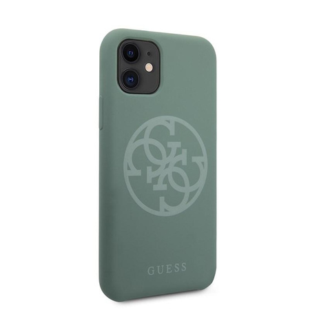 Guess Silicone 4G Tone to Tone - iPhone 11 Case (khaki)