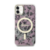 Guess Flower MagSafe - iPhone 11 Case (Pink)