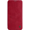 Nillkin Qin Leather Case - Coque pour Apple iPhone 12 Pro Max (Rouge)