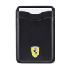 Ferrari Wallet Cardslot MagSafe Leather 2023 - Mágneses pénztárca (fekete)