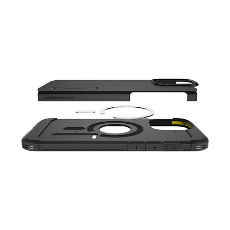 Spigen Tough Armor MagSafe - Étui pour iPhone 16 Pro Max (Noir)