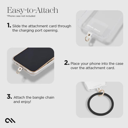 Case-Mate Phone Bangle - náramek na zápěstí pro smartphone (černý)