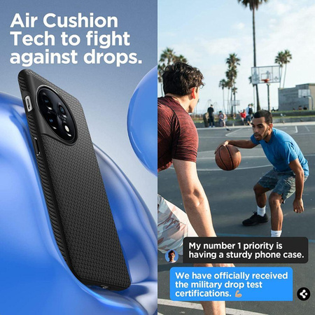 Spigen Liquid Air - Etui pour OnePlus 11 5G (Noir)