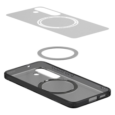 Spigen Ultra Hybrid MagSafe - étui pour Samsung Galaxy S25 (Frost Black)