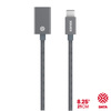 Kanex DuraBraid™ Aluminum Adapter from USB-C to USB 3.0 Type A (Space Grey)