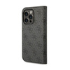 Guess 4G Metall Kamera Outline Booktype Case - iPhone 14 Pro Max Case (schwarz)