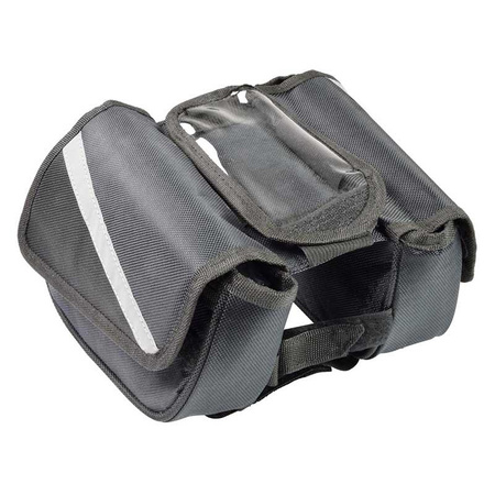 TORBA SAKWA ROWEROWA NA RAMĘ, na Telefon, na Rzep, z Kieszenią, Dunlop