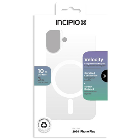 Incipio Velocity MagSafe - pouzdro pro iPhone 16 Plus (čiré)