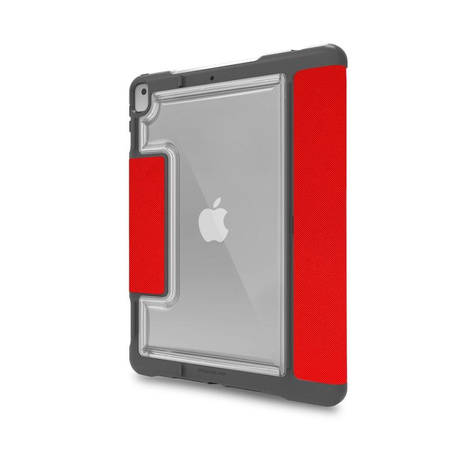 STM Dux Plus Duo - Páncélozott tok iPad 10,2" (2021-2019) MIL-STD-810G készülékhez Apple Pencil töltéssel (piros)