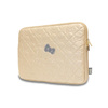Hello Kitty Zip PU Quilted Bows Sleeve - Notebooktasche 13" / 14" (gold)