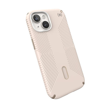 Speck Presidio2 Grip ClickLock & Magsafe - iPhone 15 Case (Bleached Bone / Heirloom Gold / Hazel Brown)