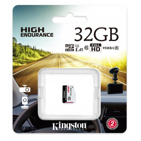 Kingston High-Endurance Micro SDHC - Memory Card 32 GB Class 10 UHS-I U1 V10 30/95 MB/s