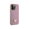 Guess Rhinestone Triangle - Coque iPhone 14 Pro Max (rose)