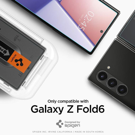 Spigen Glas.TR EZ Fit 2er-Pack - Gehärtetes Glas für Samsung Galaxy Z Fold 6 (2 Stück)