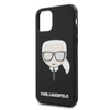 Karl Lagerfeld Iconic Embossed Glitter Case - iPhone 11 Pro Max Case (Black)