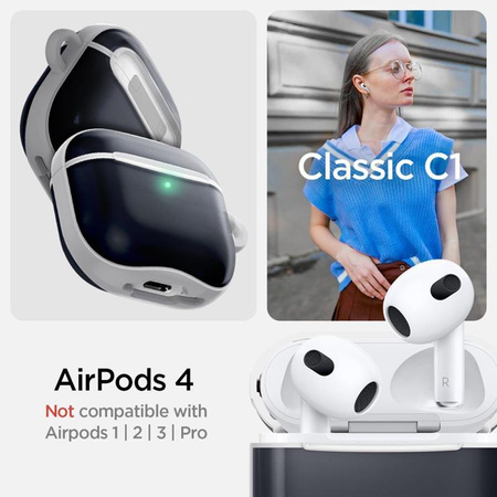 Spigen Classic C1 - Tasche für Apple AirPods 4 (Graphit)