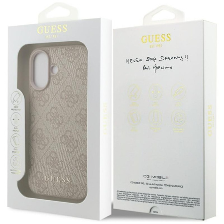 ETUI DO IPHONE 17 RÓŻOWE GUESS CLASSIC ORYGINALNE ELEGANCKIE CASE