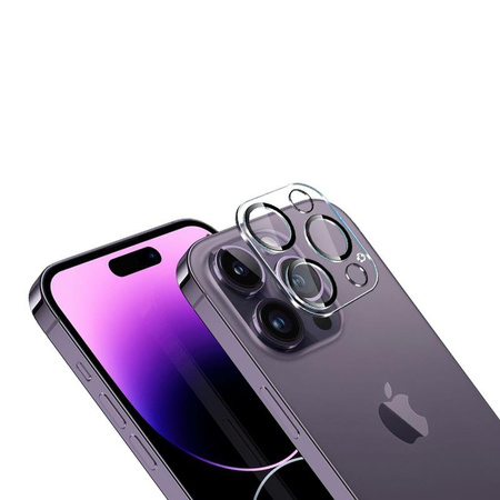 Crong Lens Shield - Sklo fotoaparátu a objektivu pro iPhone 14 Pro / iPhone 14 Pro Max