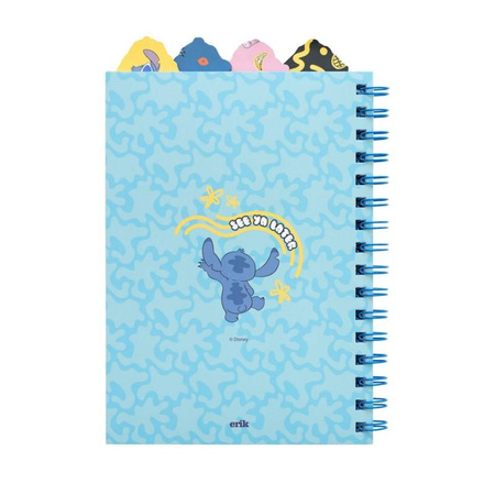 ZESZYT A5 STITCH W KROPKI DLA DZIECI Disney NOTATNIK Z PRZEKŁADKAMI