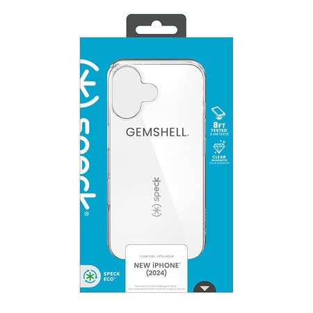 Speck Gemshell - iPhone 16 Tasche (Klar)