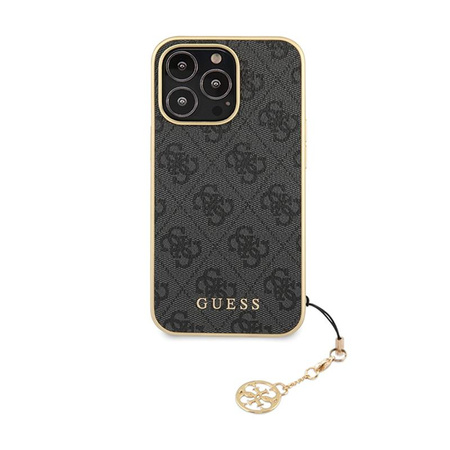 Guess 4G Charms Collection - iPhone 14 Pro Case (gray)