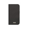 Moshi Overture MagSafe - Leather 3-in-1 flip case for iPhone 15 Pro (Midnight Black)