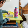 Quokka Solid Kids - Bouteille thermique en acier inoxydable 510 ml (Fleurs)