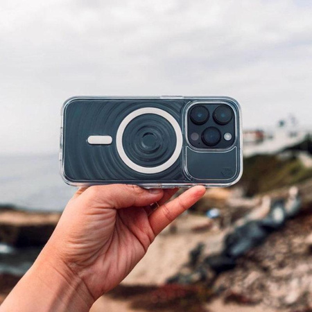 STM Reawaken Ripple MagSafe - Case pro iPhone 15 Pro (Black / Atlantic)